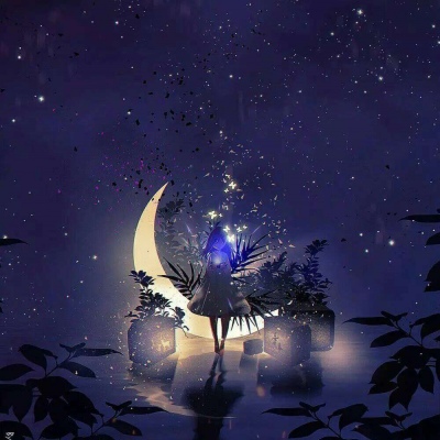 兽设花海场景绘制福瑞群